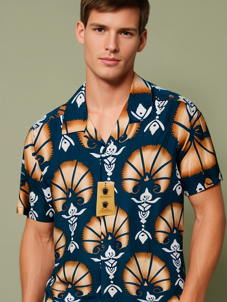 Printed Yellow Shirt for Men